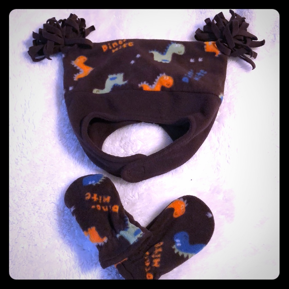 Baby winter hat & mitten set